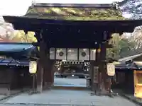 河合神社(鴨川合坐小社宅神社)の山門・神門