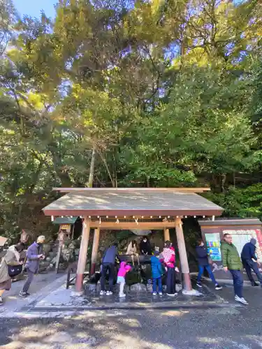 多度大社の手水舎