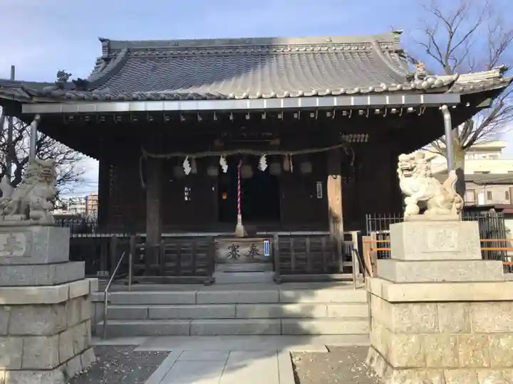 新城神社の本殿・本堂