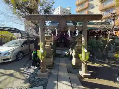 小野照崎神社の鳥居