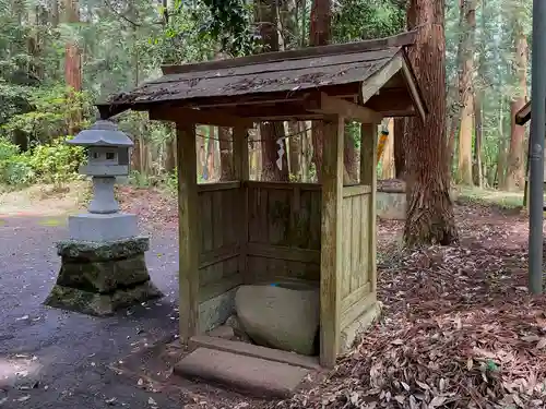青山神社の手水舎