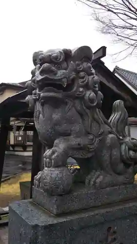 子守神社の狛犬