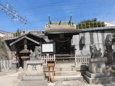 村上帝社の本殿・本堂