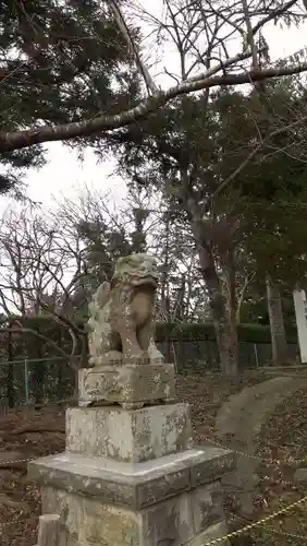 伊勢岡神明社の狛犬
