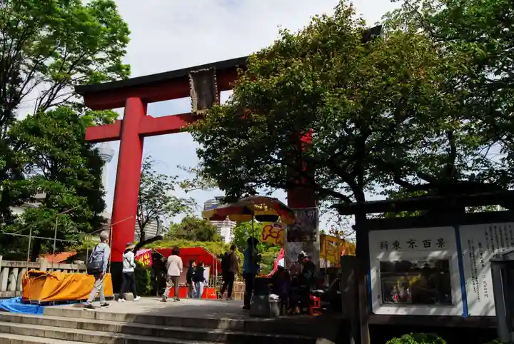 亀戸天神社の鳥居