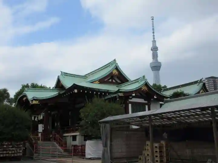 亀戸天神社の本殿・本堂