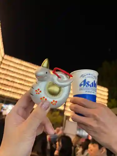 花園神社の食事