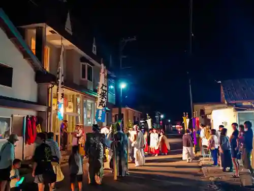 尻岸内八幡神社のお祭り
