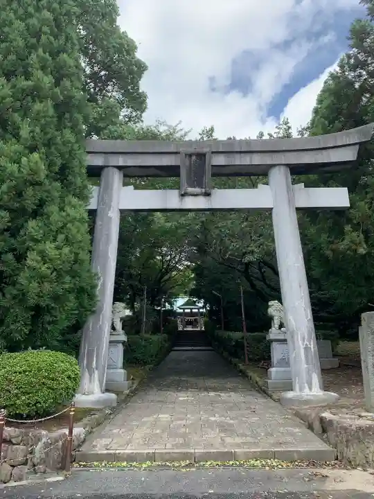 火男火賣神社(下宮)の鳥居