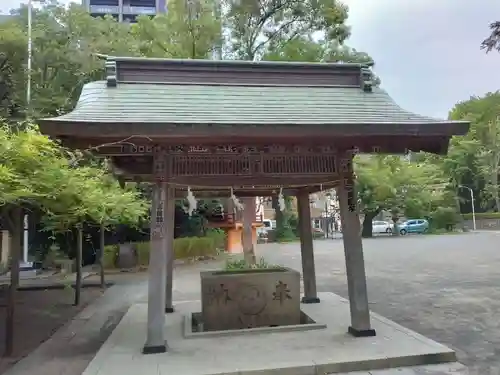 稲毛神社の手水舎