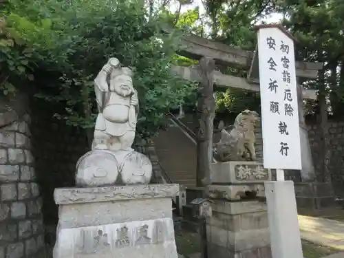 品川神社の像