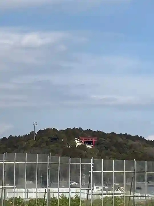 甲八幡神社の景色