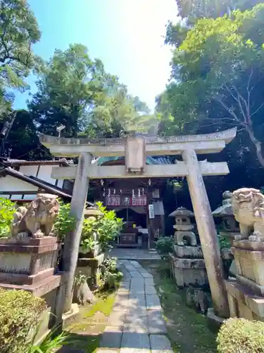 吉水辨財天堂の鳥居