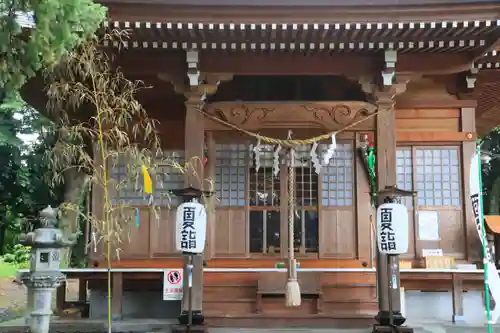 阿久津「田村神社」（郡山市阿久津町）旧社名：伊豆箱根三嶋三社の本殿・本堂