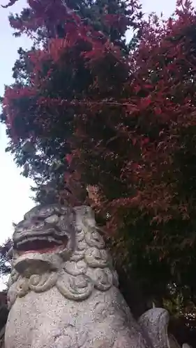 下野國一社八幡宮の狛犬