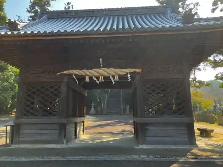 野間神社の山門・神門