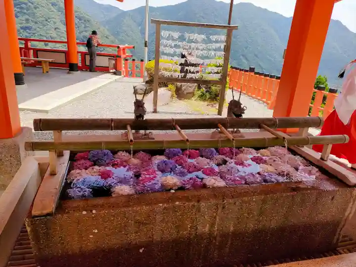 熊野那智大社の手水舎