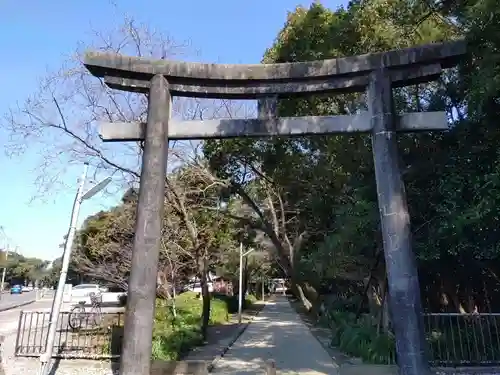 江田神社の鳥居