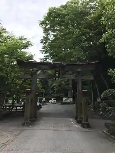 鳥取東照宮（旧樗谿神社）の鳥居