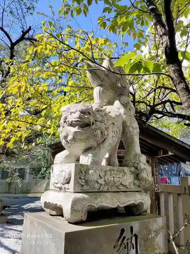 元三島神社の狛犬