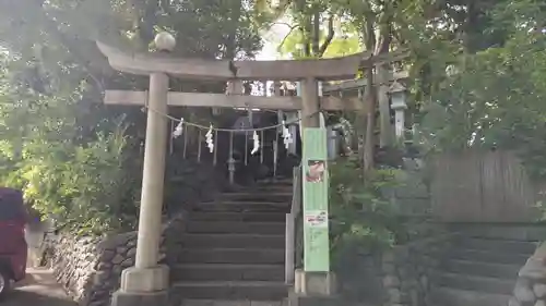 多摩川浅間神社の鳥居