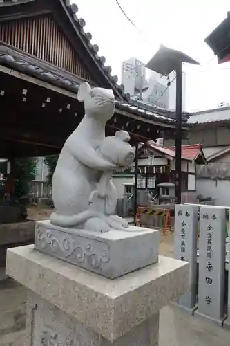 敷津松之宮　大国主神社の狛犬