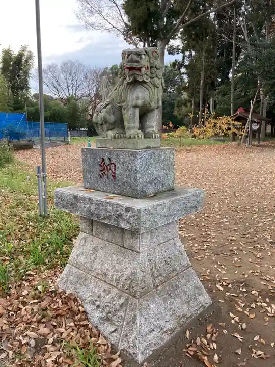 下宿八幡神社の狛犬