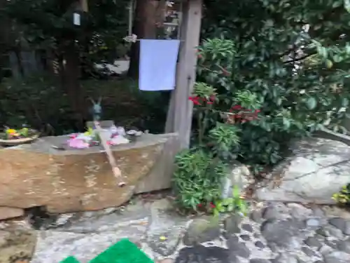 相鹿上神社の手水舎