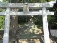 下月隈八幡宮の鳥居