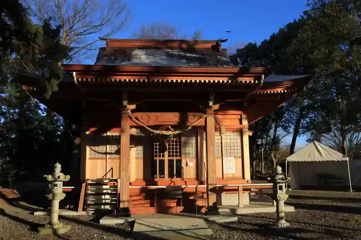 阿久津「田村神社」(郡山市阿久津町)旧社名:伊豆箱根三嶋三社の本殿・本堂