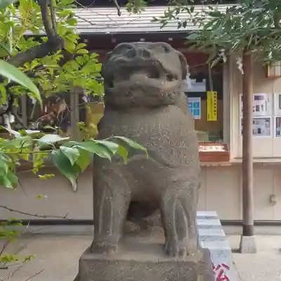 御田八幡神社の狛犬