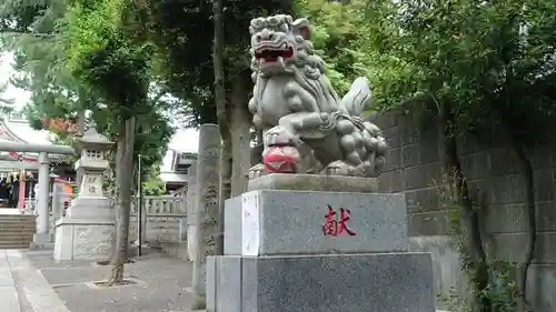 瀬田玉川神社の狛犬