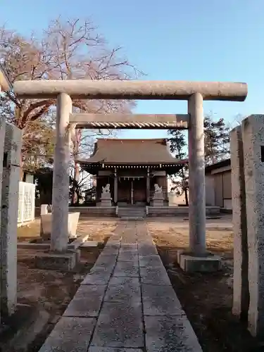 富足神社の鳥居