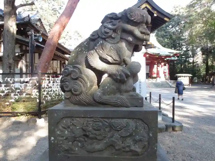 世田谷八幡宮の狛犬