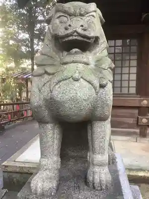 神明社の狛犬