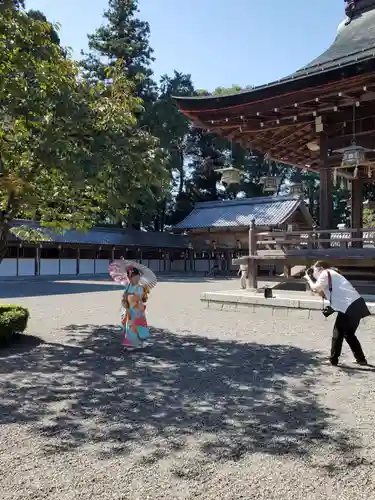 沙沙貴神社の七五三参