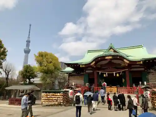 亀戸天神社の本殿・本堂