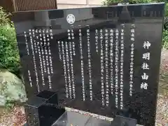 廿軒家神明社 の歴史