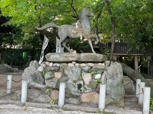 萱津神社の狛犬