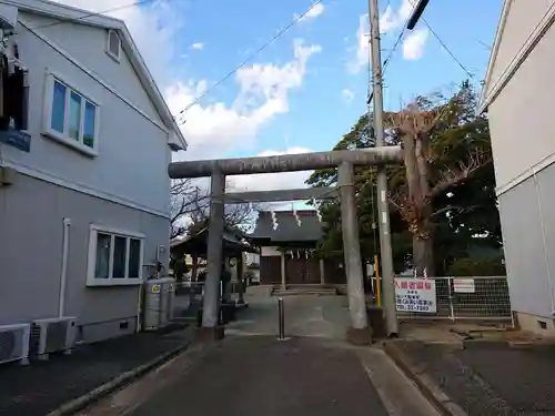 神明神社の鳥居