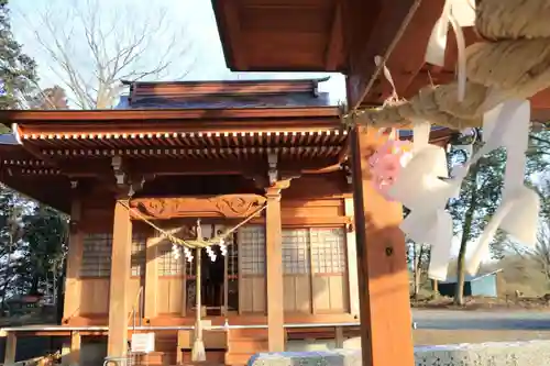 阿久津「田村神社」（郡山市阿久津町）旧社名：伊豆箱根三嶋三社の本殿・本堂