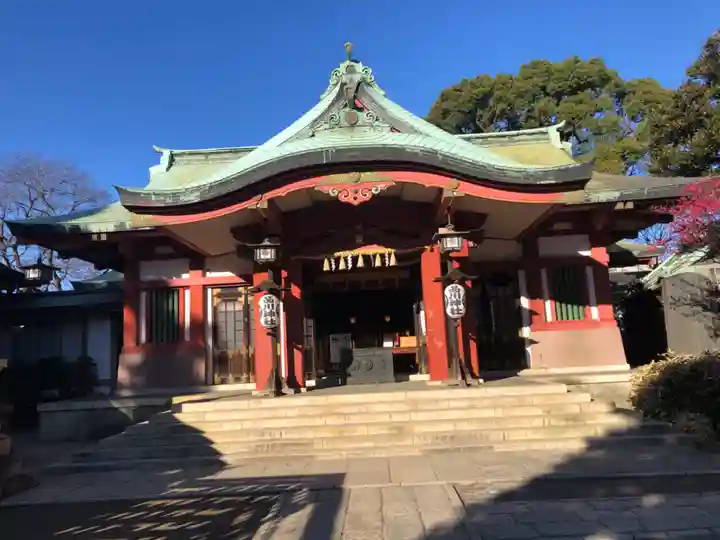 品川神社の本殿・本堂