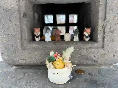 札幌諏訪神社の像