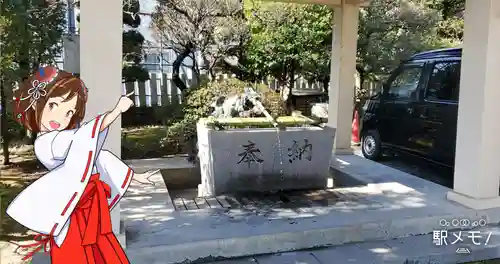 青砥神社の手水舎