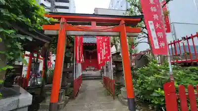 装束稲荷神社(王子稲荷神社境外摂社)の鳥居