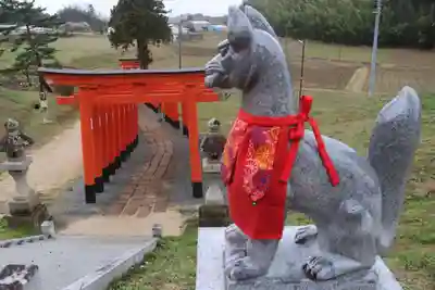 高屋敷稲荷神社の狛犬