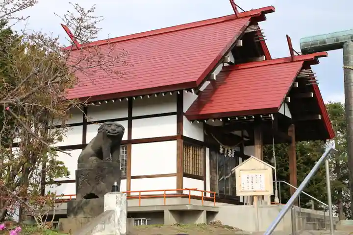江部乙神社の狛犬