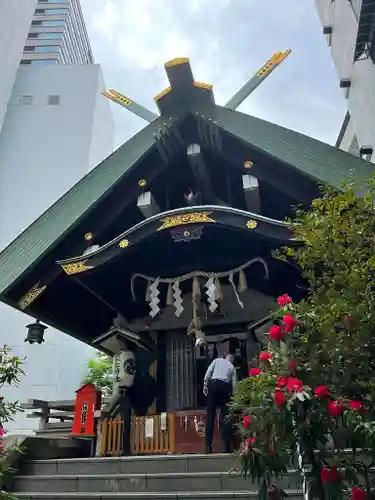 築土神社の本殿・本堂