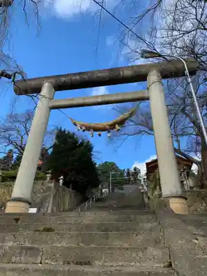 烏帽子山八幡宮の鳥居