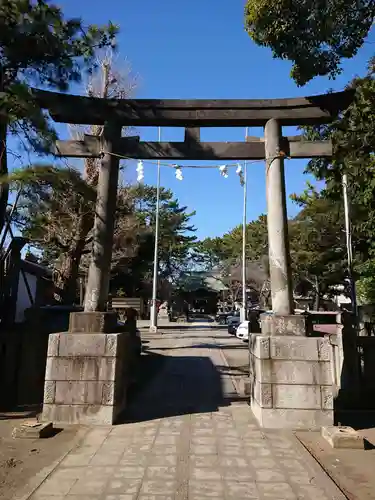 平塚三嶋神社の鳥居